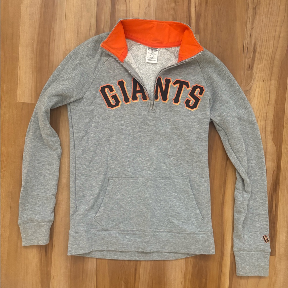 PINK Victoria’s Giants Half Zip